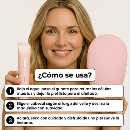RASURADORA 2 EN 1 PARA BIKINI Y CUERPO · NUBELLAA™