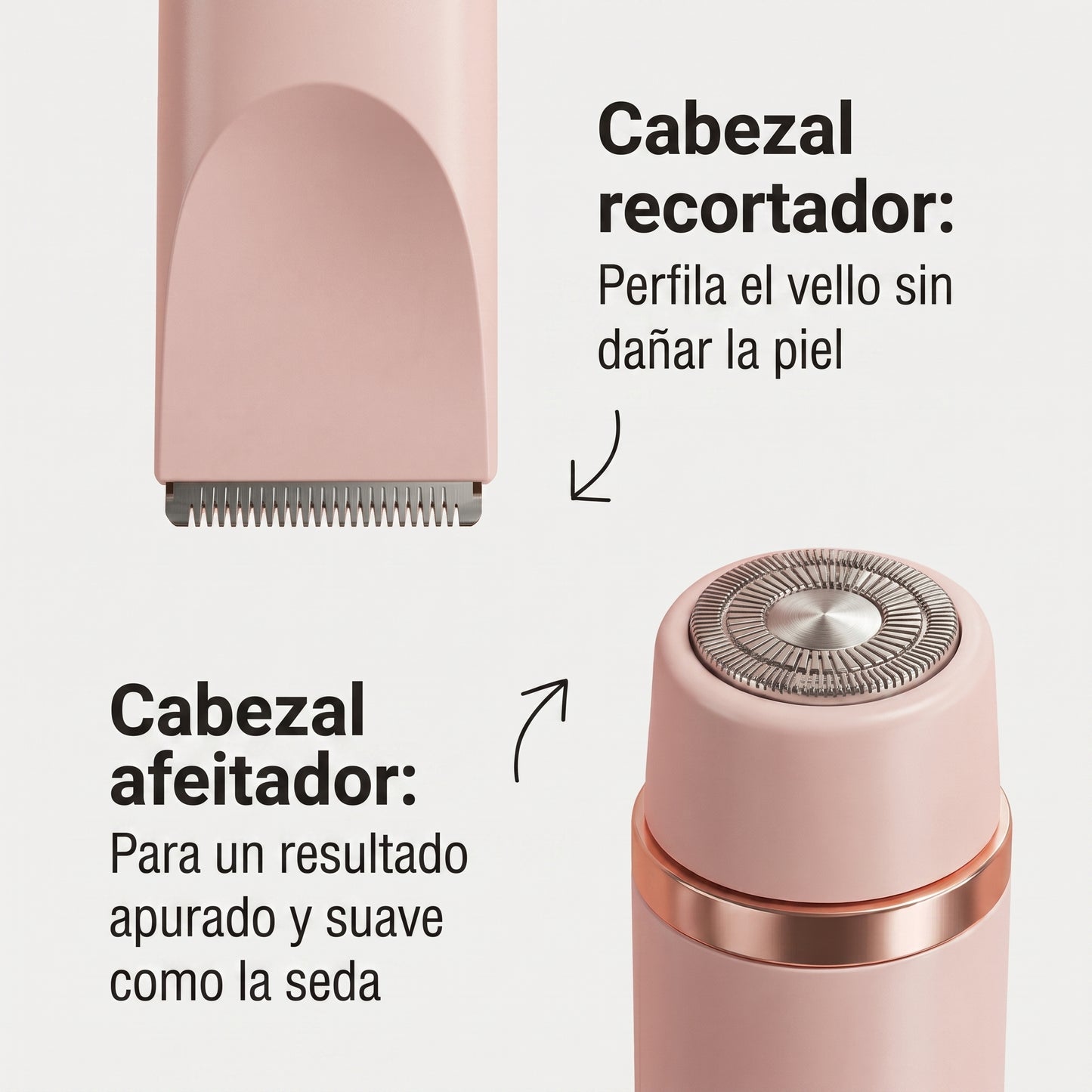 RASURADORA 2 EN 1 PARA BIKINI Y CUERPO · NUBELLAA™