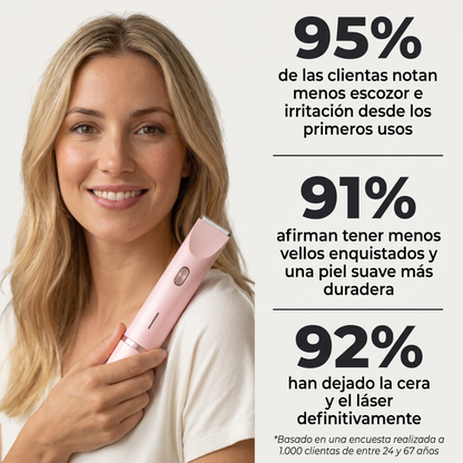RASURADORA 2 EN 1 PARA BIKINI Y CUERPO · NUBELLAA™